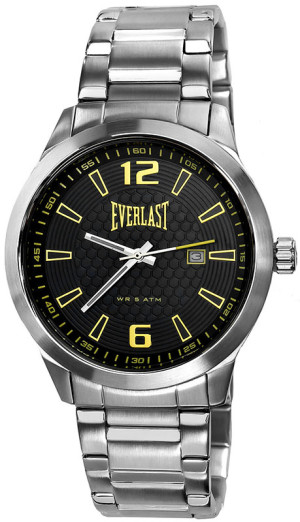 Oryginalny Zegarek Męski Na Bransolecie EVERLAST Stainless Steel + Pudełko - Wyjątkowa Oferta