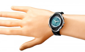 Czarno - Srebrny Uniwersalny Designerski Zegarek PERFECT, Dual - Time, LCD - Analog