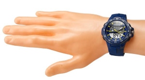 DUŻY Multi-Czasowy Zegarek Sportowy Xonix - Wiele Funkcji LCD + Analog - Męski i Młodzieżowy - Wodoodporny 100m