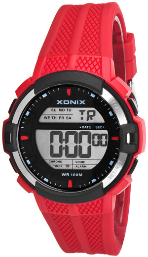 Zegarek XONIX Sport - Wodoszczelność 100M, Stoper, Timer, Alarm, 2x Czas, Podświetlenie - Męski I Dla Dużego Chłopaka