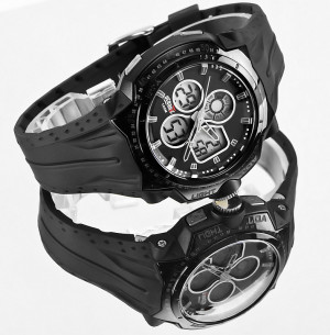 Zegarek Sportowy OCEANIC Forza LCD/Analog - Dla Chłopaka I Męski - WR100M, Stoper, Timer, Alarm, 3 Czasy