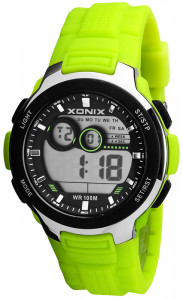 Wielofunkcyjny Zegarek Sportowy XONIX - WR100m - Męski i Młodzieżowy - Green