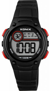 Zegarek Elektroniczny XONIX - Dziecięcy Uniwersalny / Damski - Sportowy - Wodoszczelny 100m - Wielofunkcyjny