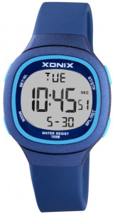 Sportowy Zegarek Wielofunkcyjny XONIX - Sportowy - Dla Dzieci / Damski - Podświetlenie - Wodoszczelny 100m - Granatowy