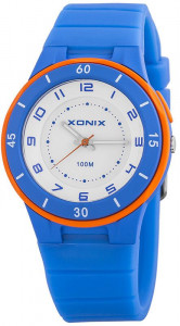 Damski I Młodzieżowy Zegarek Sportowy XONIX WR100M Z Podświetleniem - Blue