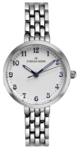 Damski Zegarek Na Klasycznej Bransolecie Jordan Kerr - Mała Tarcza z Wyraźnymi Indeksami - Srebrny
