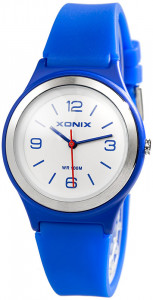 Wskazówkowy Zegarek XONIX - Dziecięcy i Damski - Wodoszczelny 100m - Antyalergiczny - Wyraźne Oznaczenia