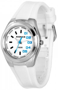Zegarek XONIX Damski i Dla Dziewczyny w Każdym Wieku, Pasuje Na Każdą Rękę - Asymetryczna Podziałka Na Tarczy - Wskazówkowy - Wodoszczelny 100m - Wysoka Jakość + Pudełko - GIRLS