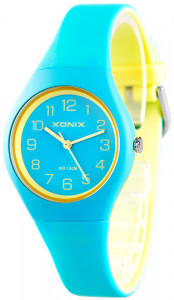 Damski i Dziewczęcy Wskazówkowy Zegarek XONIX - Wodoszczelny 100m - Czytelna Tarcza Ze Wszystkimi Indeksami - Pastelowe Kolory