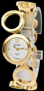 Asymetryczne Kółka - Damski Zegarek Gino Rossi Na Bransolecie - Nowoczesny Design