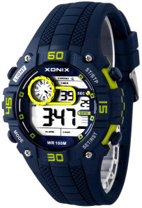 Mocny Wielofunkcyjny Zegarek Uniwersalny XONIX - Wodoodporny 100m - Data, Alarm, Stoper, Timer, Druga Strefa Czasowa, Podświetlenie 