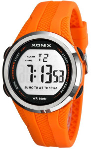 Uniwersalny Sportowy Zegarek Xonix - Wodoodporny, Wielofunkcyjny  - Data, Alarm, Stoper, Timer, Druga Strefa Czasowa - Pudełko