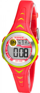 Kolorowy Zegarek Sportowy XONIX - Damski I Młodzieżowy - WR100M, Stoper, Alarm, Data, Podświetlenie