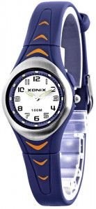Wskazówkowy Mini Zegarek Sportowy XONIX - Uniwersalny Dziecięcy lub Mały Damski - Wodoszczelny 100m - Podświetlenie