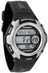 Zegarek Xonix - Męski i Młodzieżowy - Dużo Funkcji - Stoper, Alarm, Timer - Antyalergiczny Pasek
