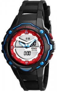 Uniwersalny Zegarek Sportowy OCEANIC ETAMIS LCD/Analog - Czas Światowy, Wiele Funkcji, WR100M