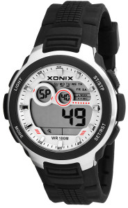 Wielofunkcyjny Zegarek Sportowy XONIX - WR100m - Męski i Młodzieżowy - Black