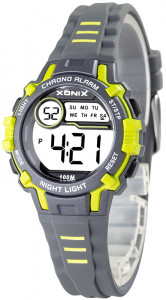Mały Sportowy Zegarek Wielofunkcyjny XONIX - Dziecięcy i Damski - Elektroniczny z Podświetleniem - Budzik Stoper Wodoszczelny 100m