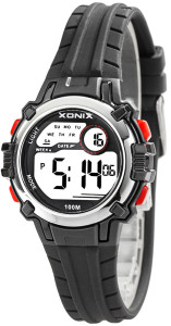 Mały Elektroniczny Zegarek Sportowy XONIX - Wodoszczelny 100m - Dziecięcy / Damski - Wielofunkcyjny