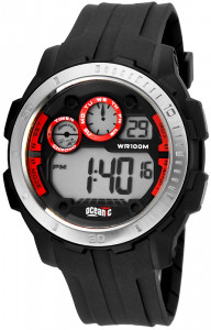 Męski I Młodzieżowy Zegarek Sportowy OCEANIC HAVOC LCD WR 100M, Stoper, 3x Alarm, Timer, Podświetlenie, Drugi Czas