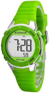 Wodoodporny 100m Sportowy Zegarek Cyfrowy Xonix - Uniwersalny - Mały i Lekki - Wiele Funkcji - Data, Alarm, Stoper, Podświetlenie - Antyalergiczny
