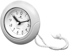 Wodoszczelny Zegar Łazienkowy PERFECT w Kolorze Białym
