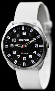 Zegarek Damski I Dla Dziewczyny XONIX WR100M - Biały