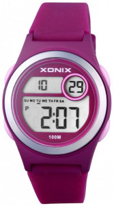 Sportowy Zegarek XONIX - Dziecięcy / Damski - Elektroniczny Wyświetlacz - Wodoszczelny 100m - Wielofunkcyjny