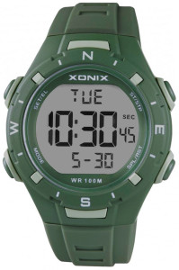 Sportowy Wielofunkcyjny Zegarek XONIX - Podświetlany Ekran - Wodoszczelny - Młodzieżowy / Damski - Zielony