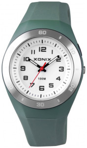 Zegarek XONIX Dla Dziewczynki / Dla Chłopca / Damski - Czytelny Wskazówkowy z Podświetleniem - Wodoszczelny 100m - Kolor Zielony
