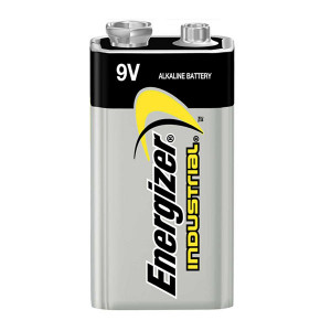 Bateria Alkaliczna Energizer 9V 6LR61 Industrial / 6LR61, MN1604, 6LR61/522, 4022, 6LR61, K9V, 6LF22, 6LF22(A164), 6LR61