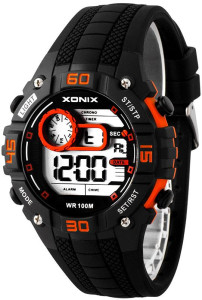 Mocny Wielofunkcyjny Zegarek Uniwersalny XONIX - Wodoodporny 100m - Data, Alarm, Stoper, Timer, Druga Strefa Czasowa, Podświetlenie 