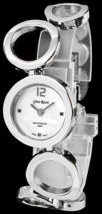 Asymetryczne Kółka - Damski Zegarek Gino Rossi Na Bransolecie - Nowoczesny Design