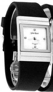 Stylowy i Funkcjonalny Zegarek Damski GR Na Silikonowym Pasku – Kwadratowa Minimalistyczna Koperta – Szyk i Wygoda
