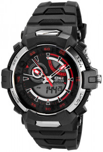 Czarny Wielofunkcyjny Zegarek Sportowy OCEANIC Evolution LCD/Analog Wodoszczelny 100M - Uniwersalny, Męski I Młodzieżowy