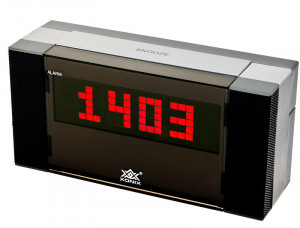 Kompaktowy Budzik Xonix Z Regulacją Głośności Oraz Termometrem, Zasilany Sieciowo, Dwa Tryby Alarmu