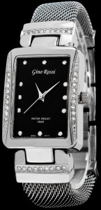 Kobiecy Nowoczesny Zegarek na Metalowym Pasku Gino Rossi 
