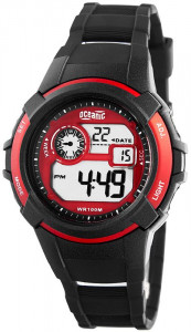 Uniwersalny Zegarek Sportowy OCEANIC Nemo - WR100M + Wiele Funkcji - Czarny