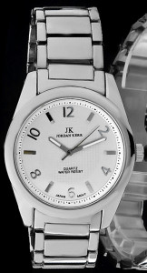 Ponadczasowy Uniwersalny Zegarek JORDAN KERR Na Bransolecie – Silver 