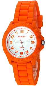 Wskazówkowy Kolorowy Zegarek XONIX 100M Z Podświetleniem - Uniwersalny