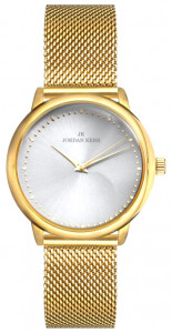 Wyjściowy Zegarek Damski Jordan Kerr Na Złotej Bransoletce - Tradycyjny, Prosty Wzór - Antyalergiczny - Wysoka Jakość