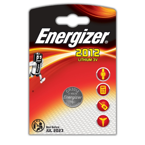 Bateria Litowa Energizer CR2012 3V / CR2012, ECR2012, SB-T15, 280-207